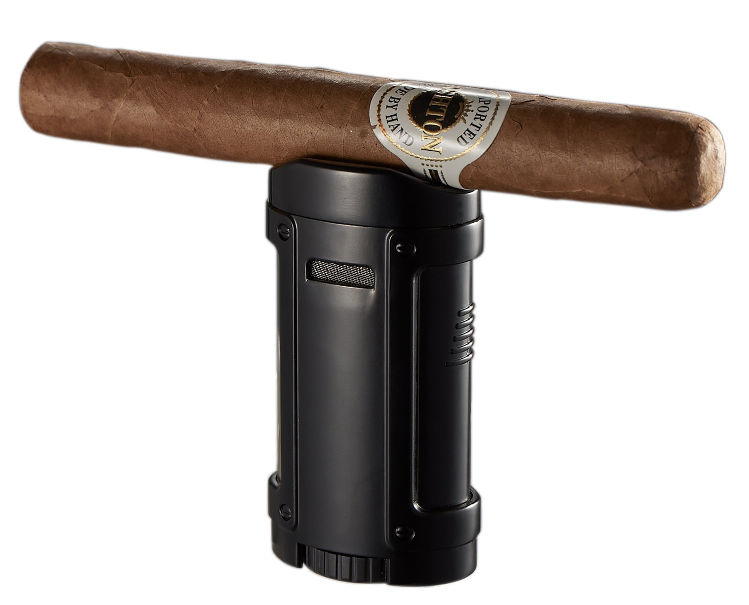 Visol Rhino Black Quad Flame Cigar Lighter