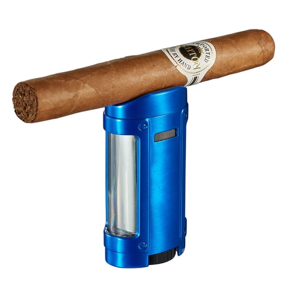 Visol Rhino Blue Quad Flame Cigar Lighter