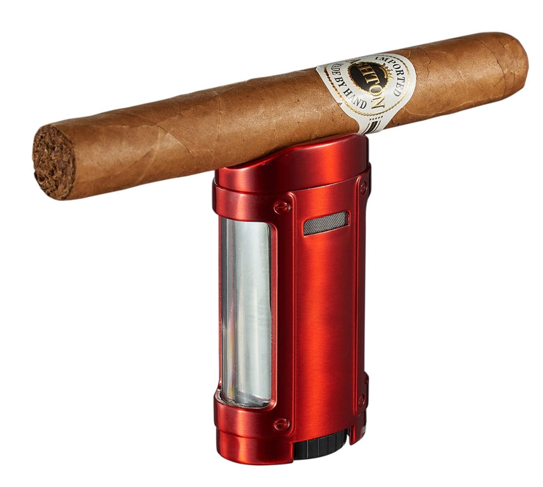 Visol Rhino Red Quad Flame Cigar Lighter