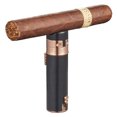 thumbnail image 1 of Visol Saddle Black & Rose Gold Triple Torch Cigar Lighter, 1 of 4