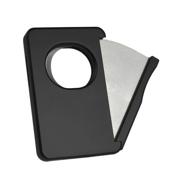 Visol Sidecut Black Double Blade Cigar Cutter