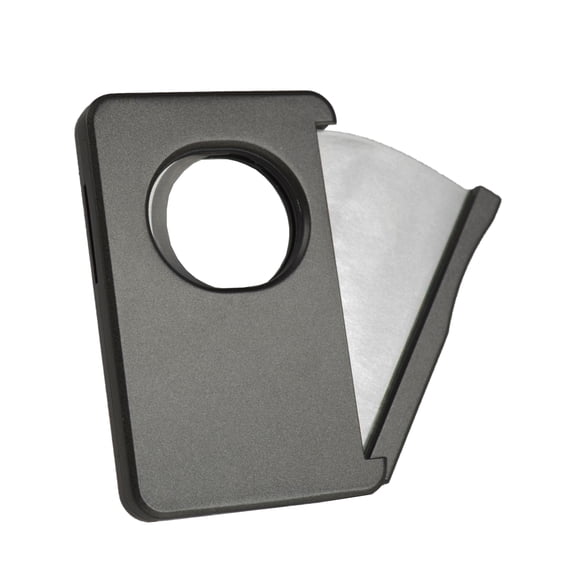 Visol Sidecut Gunmetal Double Blade Cigar Cutter