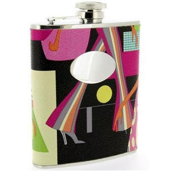 Visol VF1209 Stylista Stainless Steel 6oz Hip Flask