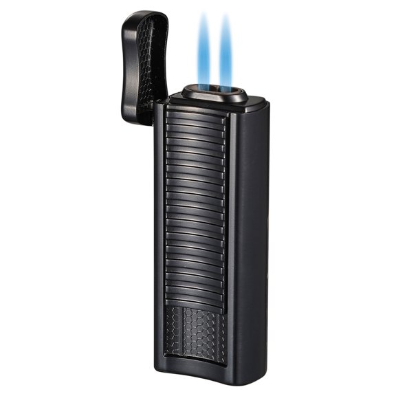 Visol Tiger Double Flame Cigar Lighter - Black