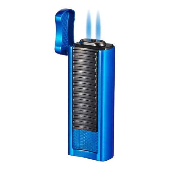 Visol Tiger Double Flame Cigar Lighter - Blue