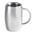 thumbnail image 1 of Visol VAC209 Emerald Double Walled Stainless Steel Beer Mug - 14 oz, 1 of 2