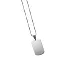 thumbnail image 1 of Visol VAC429 Atlas Stainless Steel Pendant Dog Tag Necklace, 1 of 1