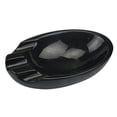 thumbnail image 1 of Visol VASH715 Bradford Black Ceramic Cigar Ashtray for Patio Use, 1 of 3