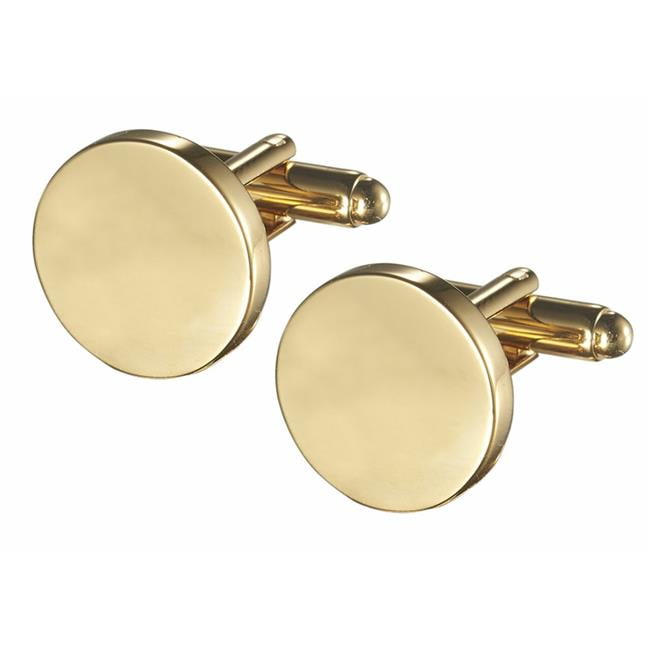 Visol VCUFF303 Dantes Gold Plated Cufflinks