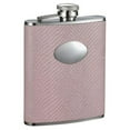 thumbnail image 1 of Visol VF1206 Visol Rosalyn Light Pink Snakeskin Design Stainless Steel Hip Flask - 6oz, 1 of 3