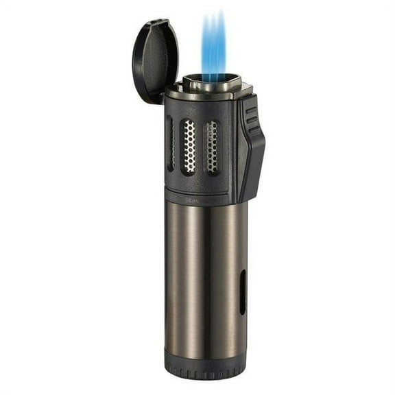 Visol VLR402504 Artemis Triple Flame Torch Lighter - Gunmetal