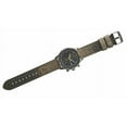 thumbnail image 1 of Visol VRW7895-GN Brooklyn Leather Wrist Watch, Gunmetal & Green, 1 of 1