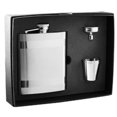 thumbnail image 1 of Visol VSET21 Dual Polished Stripes on Satin Flask Gift Set, 1 of 2