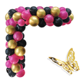 thumbnail image 1 of Visondeco Hot Pink Balloon Garland Kit 127pcs Latex Baby Shower Birthday Party, 1 of 7