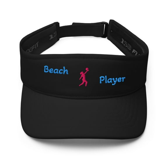 Visor Beach Volleyball Player (Black)