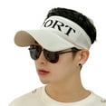 thumbnail image 1 of Visor Cap Adjustable Sun Visor Hat Sports Hat Lightweight Quick Dry Hat for Women Men Golf Tennis Cycling Running Jogging, 1 of 8