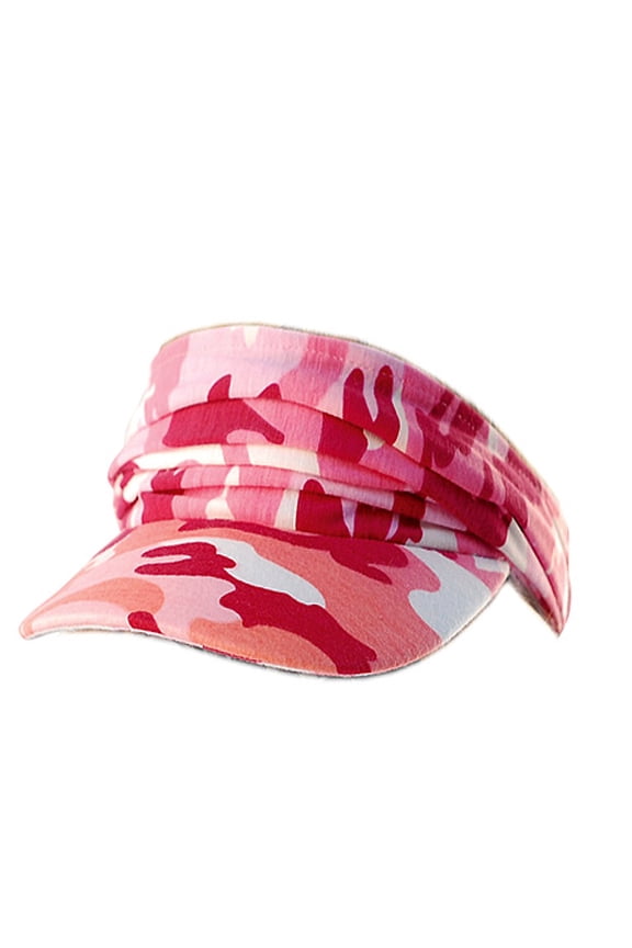 Visor Caps: Camouflage Polyester Convertible To Cap-Like - HT-4080A-PK