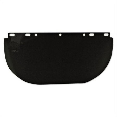 Visor, Dark Green, Unbound, 16-1/2 in L x 8 in H, For Fibre-Metal® Head Gear/Cap Adaptors