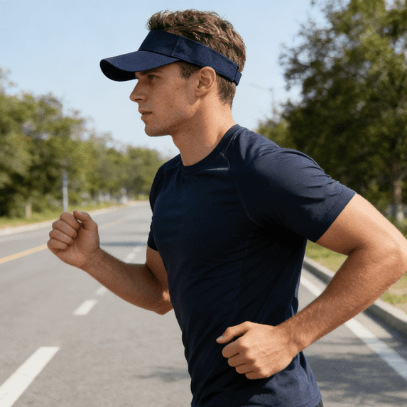 Visor Hat for Men & Women Sun Visor Cap for Sports Tennis Golf Running Beach Outdoor Caps Hats Visors Sunvisors Khaki One Size