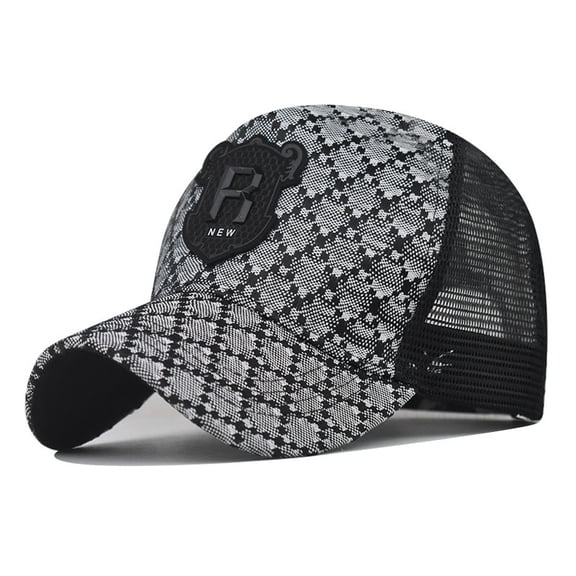 Visor Mesh Breathable Truck Driver Hat Men's Baseball Cap