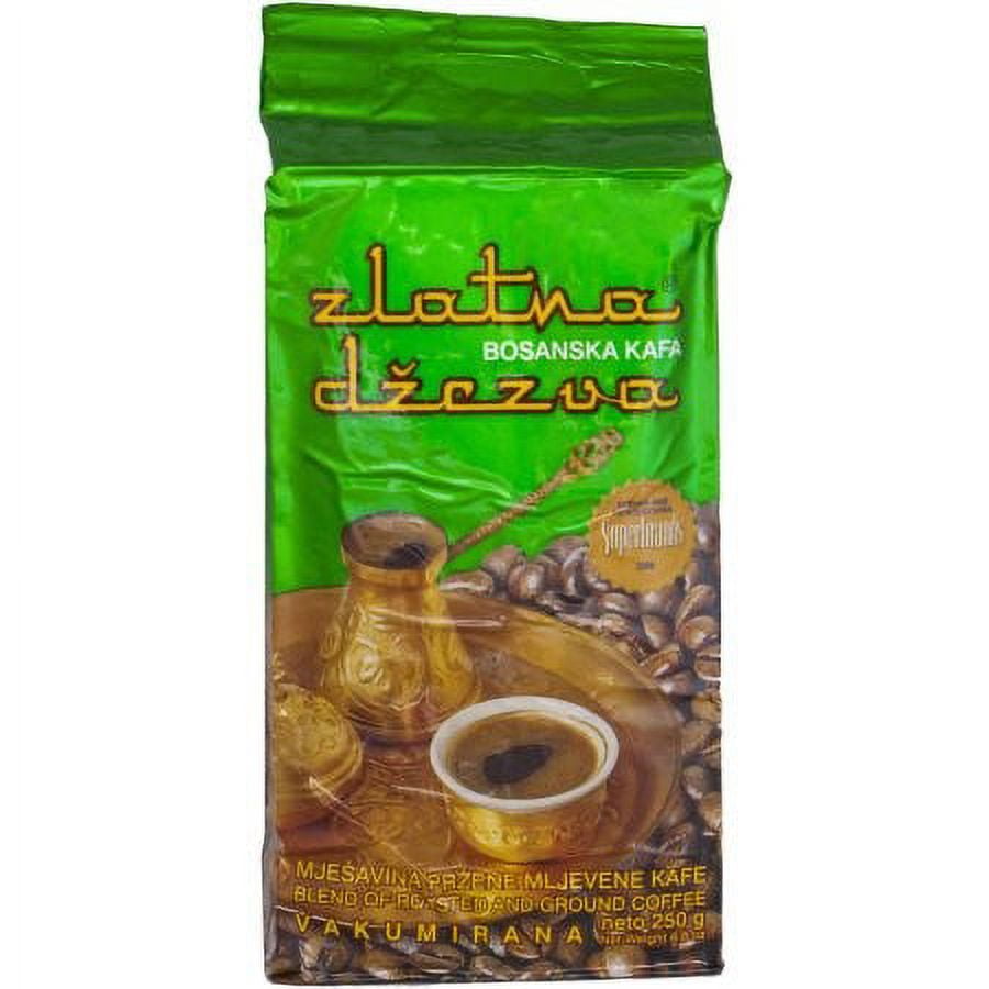 Vispak Zlatna Dzezva Roasted and Ground Bosnian Coffee, 8.8 Oz