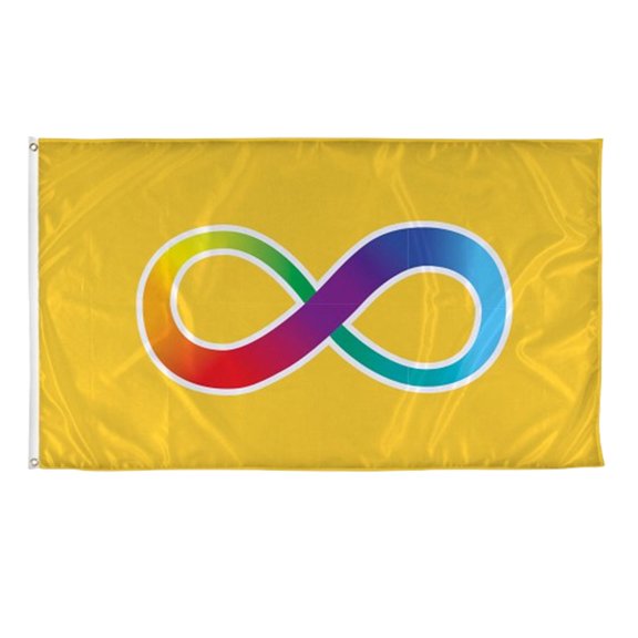 Vispronet 3ft x 5ft Autism Pride Flag  Polyester Material, Printed in the USA, Flag Only