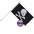 thumbnail image 2 of 3x5 Pirate Flag - Captain Avery Black Flag - Super Polyester - 3'x5' 2 of 3