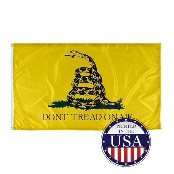 Vispronet 3ft x 5ft Don’t Tread on Me Flag, Knitted Polyester Material, Flag Only