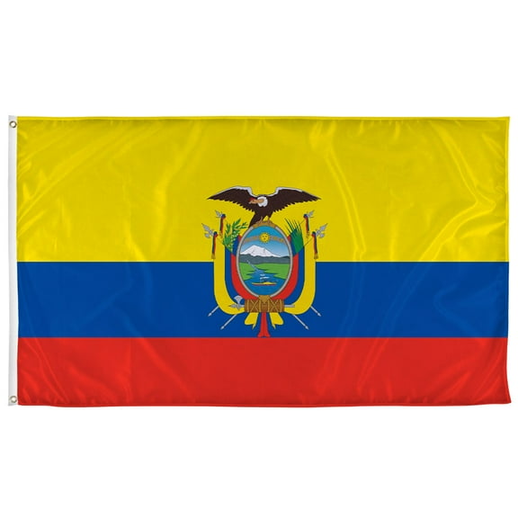 Vispronet 3ft x 5ft Ecuador Flag, Outdoor Country Banner, Flag Only