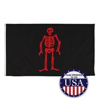Vispronet 3ft x 5ft Francis Spriggs and Edward Low Jolly Roger Pirate Flag