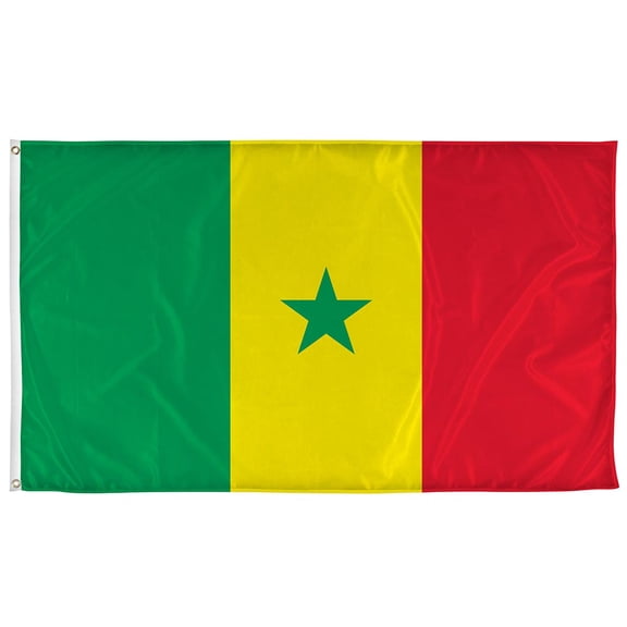 Vispronet 3ft x 5ft Senegal Flag, Outdoor Country Banner, Flag Only