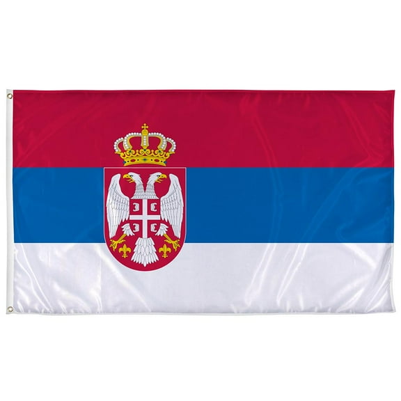 Vispronet 3ft x 5ft Serbia Flag, Outdoor Country Banner, Flag Only
