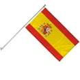 thumbnail image 1 of Vispronet 3ft x 5ft Spain Flag, 6ft Flagpole, Mounting Bracket, 1 of 8
