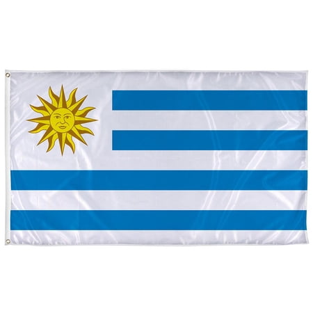 Vispronet 3ft x 5ft Uruguay Flag, Outdoor Country Banner, Flag Only