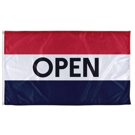 Vispronet 5ft x 8ft Open Flag with Canvas Header and 2 Metal Grommets
