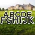 thumbnail image 1 of Vispronet Alphabet Yard Letter Sign Set – Includes All Letters – 26pcs Total – Includes One of Each Letter in Alphabet A-Z – Weather-Resistant Corrugated Plastic (Faux Glitter Black), 1 of 7