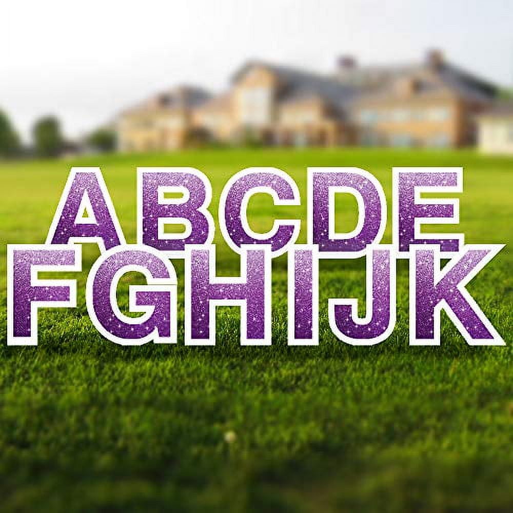 Alphabet Yard Letter Sign Set Includes All Letters 26pcs