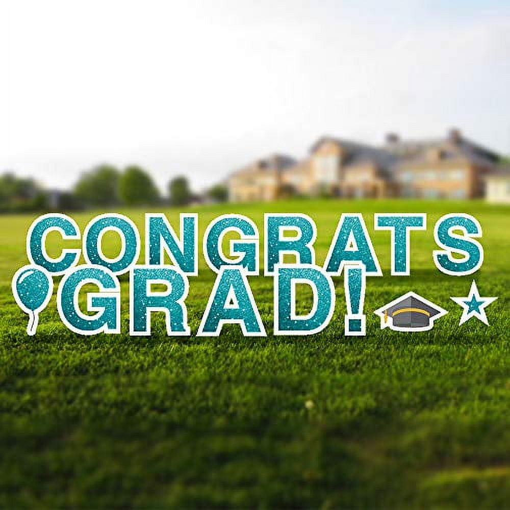 Vispronet Congrats Grad Yard Sign with Stakes – Each Letter is 18in ...