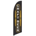 thumbnail image 1 of Vispronet Craft Beer Feather Flag, 2.6ft x 11.2ft, Flag Only, 1 of 5