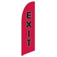 thumbnail image 1 of Vispronet Exit Feather Flag, 2.6ft x 11.2ft, Flag Only, 1 of 5