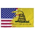 thumbnail image 1 of Vispronet Gadsden Flag, 5ft x 8ft American Flag Gadsden Banner, Polyester Material, Flag Only, 1 of 7