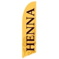 thumbnail image 1 of Vispronet Henna Feather Flag, 2.6ft x 11.2ft, Flag Only, 1 of 5