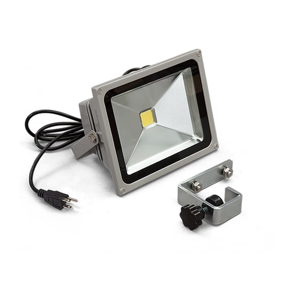 Vispronet LED Flood Light with Mounting Bracket, 30w Outdoor Light for Pop Up Tents (1-Pack)