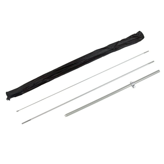 Vispronet Small Feather Flag Pole Kit, Includes (3) Pole Pieces & (1) Carrying Bag, Fits 1.8ft x 6.6ft Feather Flags, No Feather Flag Included