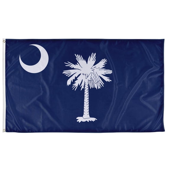 Vispronet - South Carolina State Flag - 5ft x 8ft Knitted Polyester, State Flag Collection, Made in The USA (Flag Only)…
