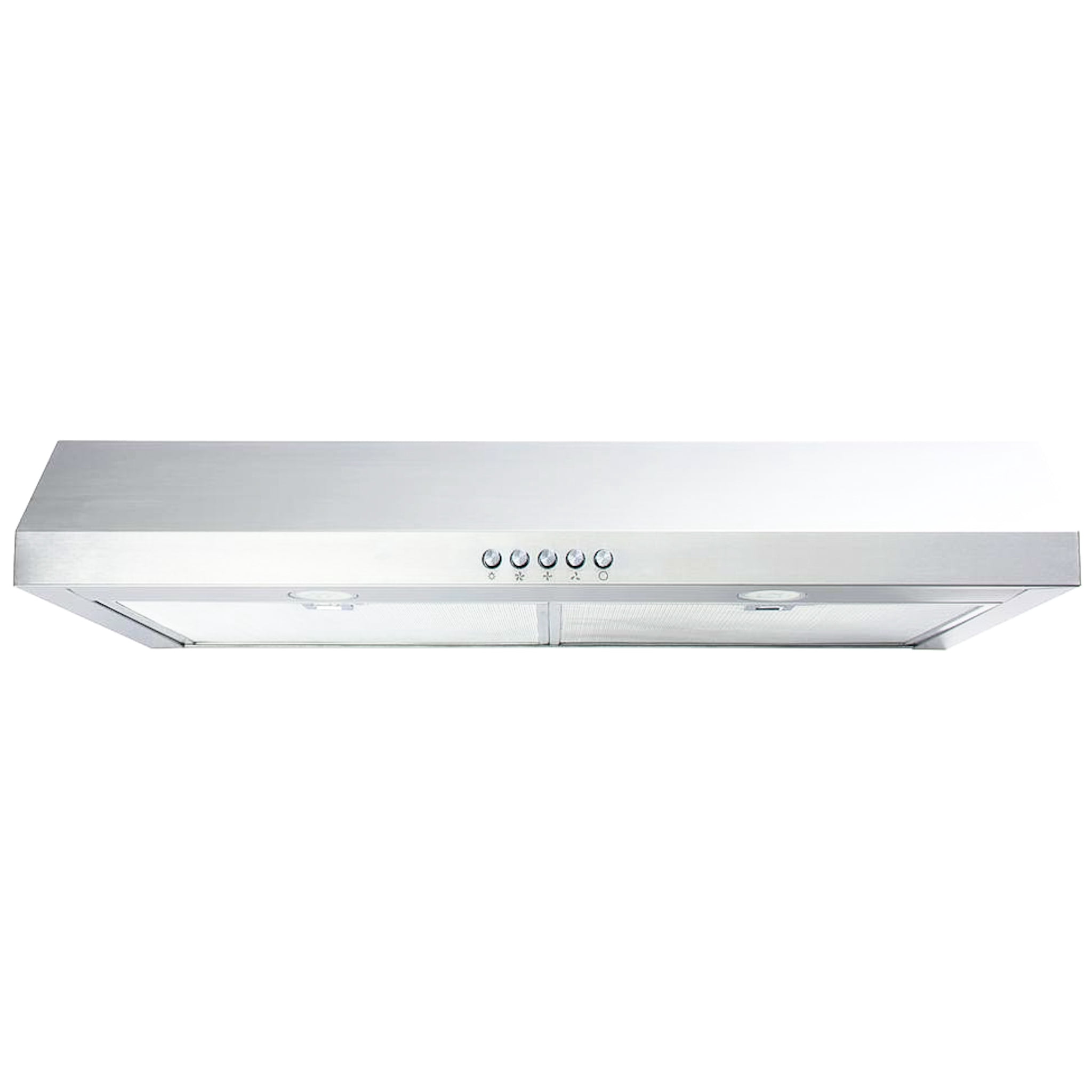 Vissani Caprelo 30-Inch Under Cabinet Range Hood, 320 CFM, Stainless Steel, Convertible Ducted/Ductless Vent, LED Lighting, Quiet 3-Speed Fan, Charcoal Filter Included
