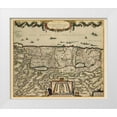 thumbnail image 1 of Visscher 14x12 White Modern Wood Framed Museum Art Print Titled - Holy Land Israel - Visscher 1659, 1 of 4