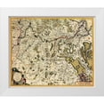 thumbnail image 1 of Visscher 14x12 White Modern Wood Framed Museum Art Print Titled - Zutphen Netherlands - Visscher 1681, 1 of 4