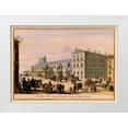 thumbnail image 1 of Visscher 18x14 White Modern Wood Framed Museum Art Print Titled - Palace Rome Italy Picture - Visscher 1681, 1 of 4