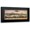 thumbnail image 1 of Visscher 24x12 Black Modern Framed Museum Art Print Titled - Heraklion Panoramic Greece - Visscher 1680, 1 of 5